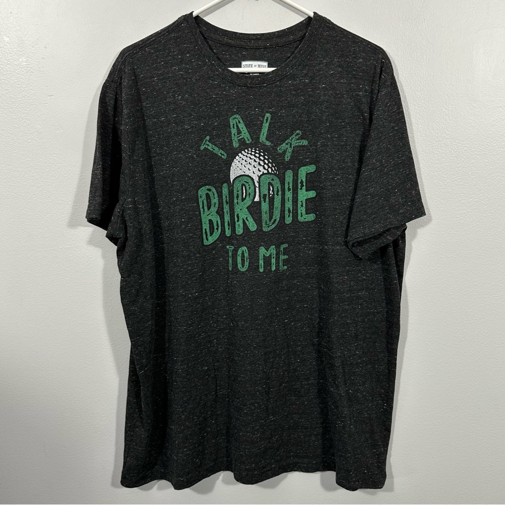 Golf humor Talk Birdie to Me Graphic Tshirt Size XXL